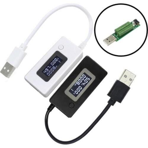 DC Digital Voltmeter Ammeter LCD Dual USB Charger Mobile Power Detector Voltage Current Meter Tester Monitor