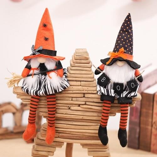 Halloween Pumpkin Lantern Decoration Party Pumpkin Toy Halloween Hanging Lamp Desktop Ornament Festival Home Decoration Prop