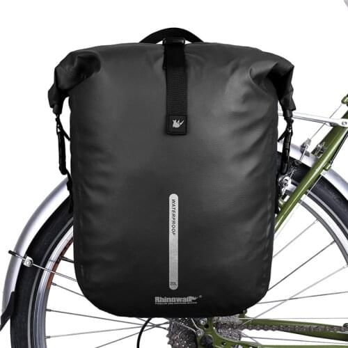 Rhinowalk 2021 New Pannier Bag Multifunctional Bicycle Backpack Shoulder Bag Bike Bags Bicycle Bag Big Capacity Bag For Bicycle
