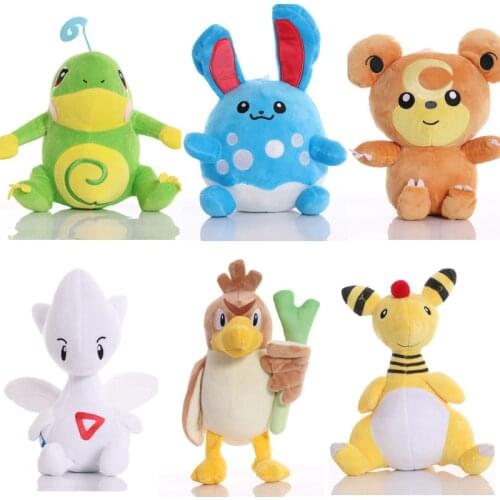 Pikachus Squirtle Pokemoned Gengar Jigglypuff Charmander Bulbasaur Eevee Lapras Snorlax Plush Toy Stuffed Doll Gifts For Kid
