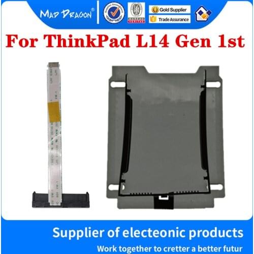 NBX0001RA00 5C10Z23836 GL4A0 For Lenovo ThinkPad L14 Gen 1 1st Laptops SSD HDD Caddy Bracket And HDD Connector Cable Sticker