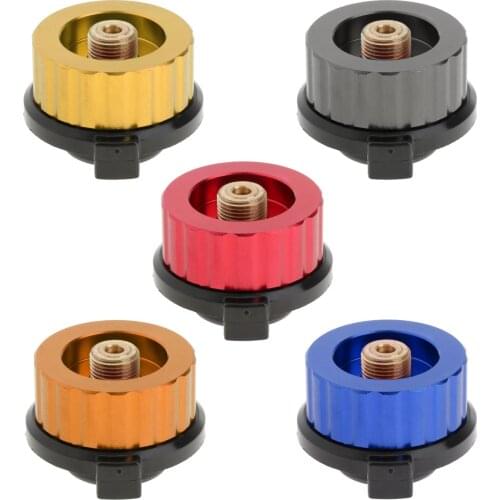 Camping Picnic Stove Burner Furnace Butane Connector Gas Tank Adapter Stove Connector Camping Gas Bottle Output Adaptor