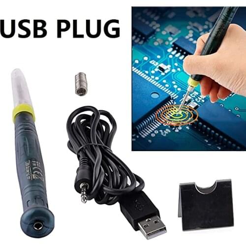 5V 8W soldering iron wireless charging iron welding Mini portable iron welding iron with USB welding tools
