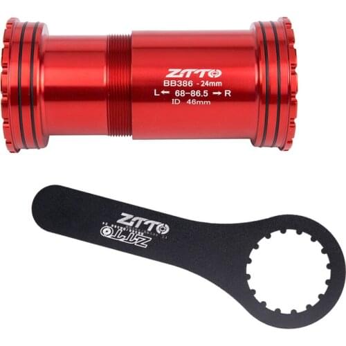 24 EVO Threaded Lock Press Fit Bottom Bracket for 386 Frame to 24mm Crankset Quality Center Adapter