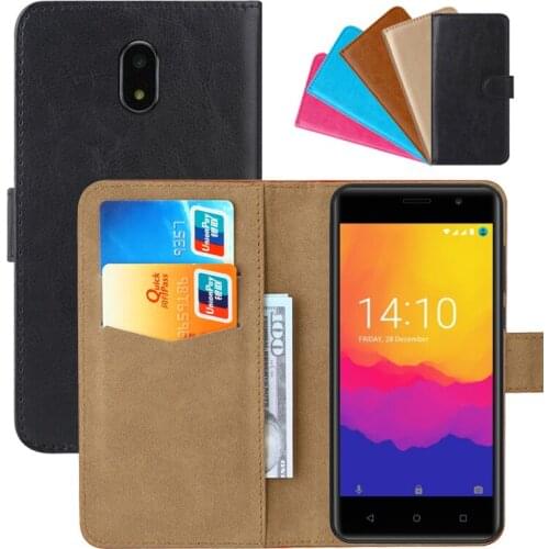 Luxury Wallet Case For Prestigio Wize U3 PU Leather Retro Flip Cover Magnetic Fashion Cases Strap