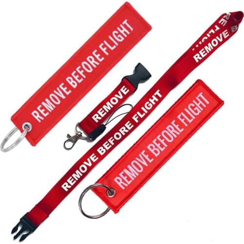 REMOVE BEFORE FLIGHT Mobile Phone Strap Lanyards for Key Neck Strap For Lanyards Strap For Card Badge Gym Key Chain Red Lanyard