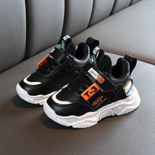 TELOTUNY shoes for baby bon New Fashion Childrens Neutral PU printing Lightweight Outdoor Sports Shoes Casual Shoes sneaker Jul