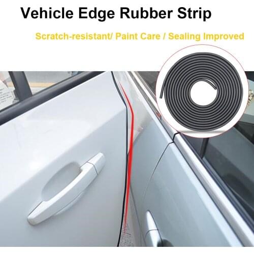 5 Meters Vehicle Door Edge Guard Scratch Strip Protector Seal Strip For Doors Hood Trunk etc