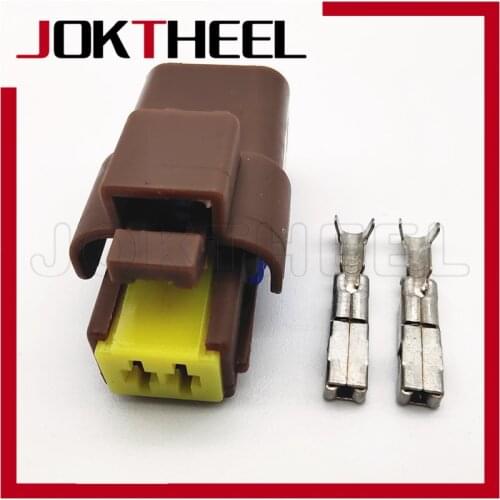 1/5/10/20set FCI brown 2 Pin female waterproof auto connectors 1.5 headlight steering lights plug auto connector 211PC022S1049