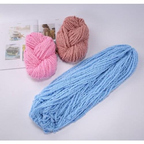 100g/ball Worsted 5 ply Multi color Soft Coral Velvet Yarn Wool Cashmere Yarn for Hand Knitting Crochet DIY Towel Thread FZ358