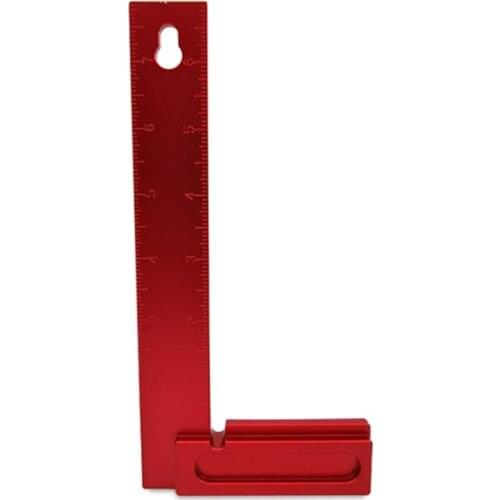 200mm L-Square Angle Ruler 90 Degree Hole Positioning Measuring Ruler Scriber