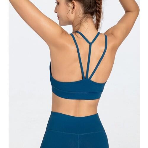 2020 Sexy Beauty Back Push Up Sports Bra For Women Crop Top For Fitness Wear Vest Gym Sport Underwear Top Female Short Brassiere