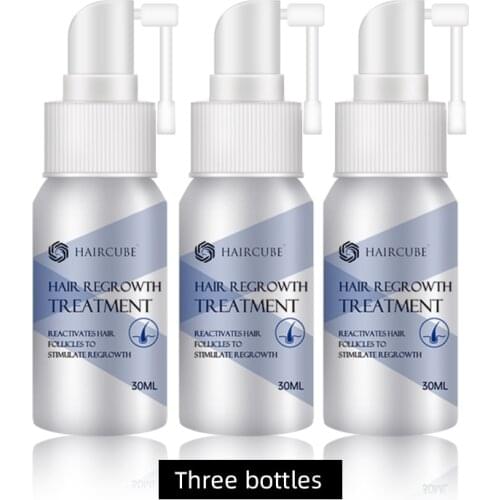 HAIRCUBE3 PCS Hair Growth Spray Treatment Hair Loss Essence Oil Dense Hair Anti Hair Loss Hair Growth Products Hair Loss Liquid