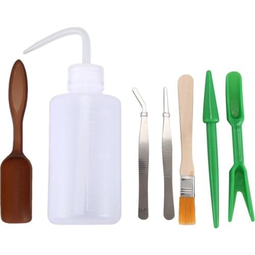 Roll over image to zoom in 7pcs Succulent Transplanting Miniature Fairy Garden Planting Gardening Hand Tools Set