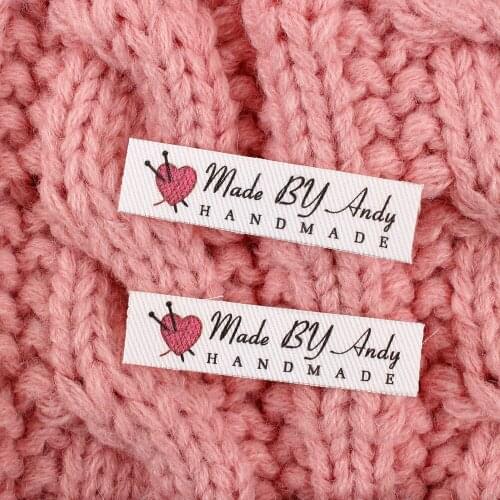 96 Custom Labels, Iron Tags, Ironing Labels, Personalized Name, Custom Design, Name Tags, Handmade Items, Logo (TB2181)