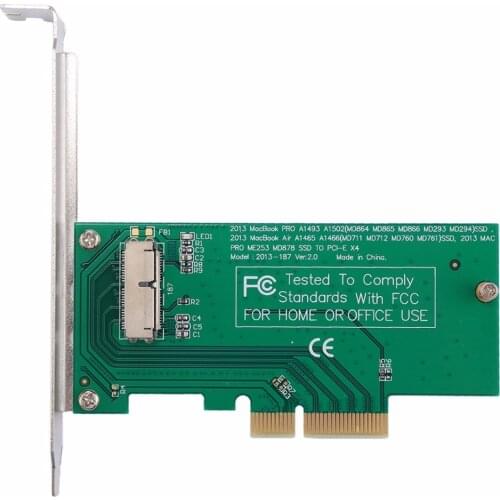 SSD to PCI-E X4 Adapter for Macbook Pro A1398 & A1502 (2013) / Air A1465 & A1466 (2013)
