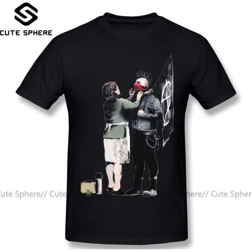 Anarchy T Shirt Anarchy T-Shirt 100 Cotton Print Tee Shirt Man Streetwear Plus size Short-Sleeve Funny Tshirt