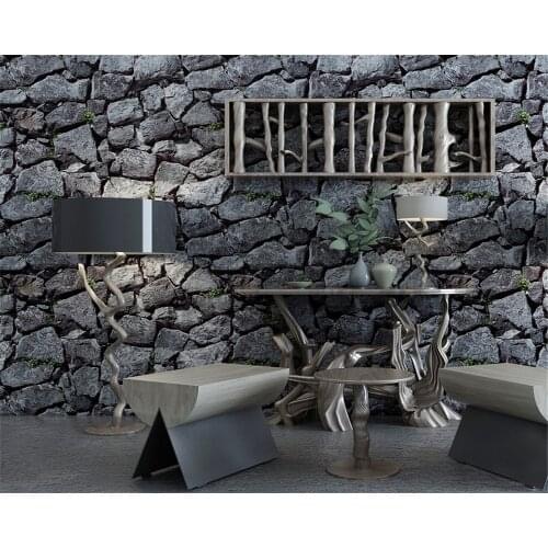 Beibehang Retro nostalgic imitation brick pattern restaurant bar Chinese barber clothing store office papel de pared wallpaper