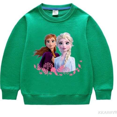 Disney Frozen Boys sweatshirt spring kids sweatshirt Cotton Pullover Top New print Pullover Tee Kids GirIs Long Sleeve T-shirt