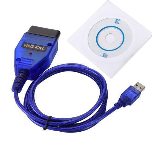 Car USB Vag-Com Interface Cable KKL VAG-COM 409.1 OBD2 II OBD Diagnostic Scanner Auto Cable Aux Car Repair Accessories