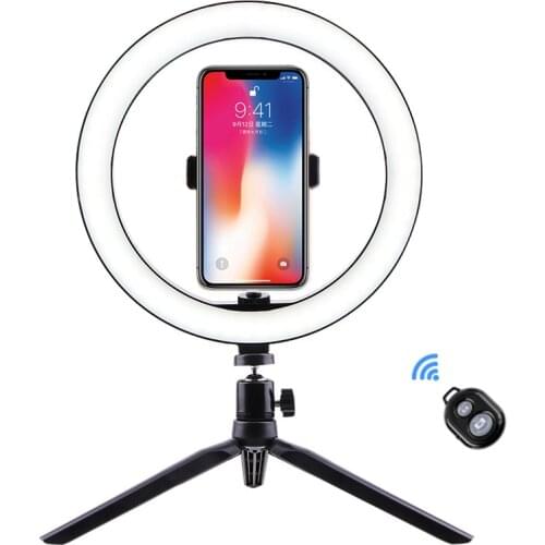 10 inch ring light with tripod LED Ring Light Selfie Ring Light with Stand for Youtube tik tok Live lighting photography