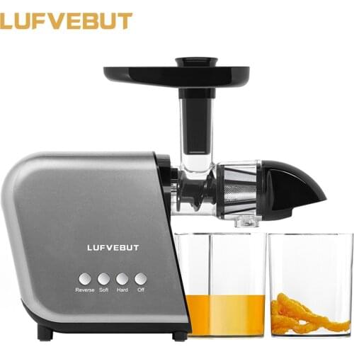 Slow Squeezer Juicer Blender For Vegetables And Fruits LUFVEBUT 2 Speed Modes Low Decibel Orange Juicer Extractors Machine