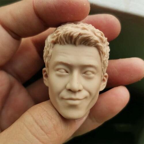 1/6 Scale Oguri Shun Unpainted Head Blank Models for 12''Figures Bodies