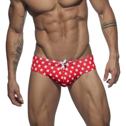 New mens sexy low waist swimming trunks quick dry men swimwear men surfing beach shorts mens swim briefs bikinis men swimsuits