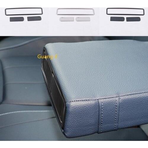 Car Stick Back Armrest Handrail Paddle Rear Cup Cover Trim Hood 3pcs For Mercedes Benz A Class W177 A180 A200 A250 2019 2020