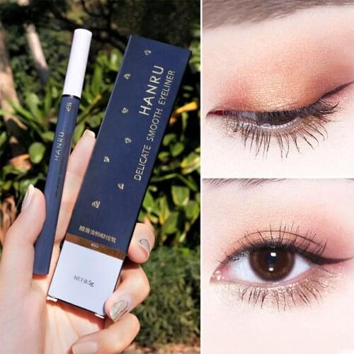 Hanru Eye Liner Pencil Waterproof Liquid Eyeliner Pen Quick Dry Long Lasting Eye Makeup