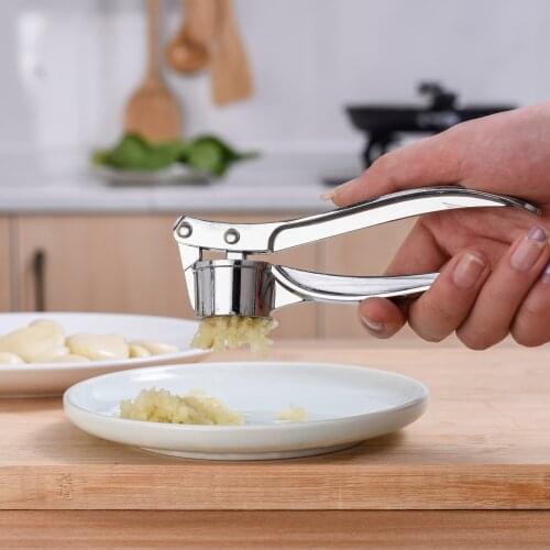 1pcs Stainless Steel Garlic Press Manual Garlic Mincer Chopping Mashed Garlic Artifact Vegetable Tools Kitchen Gadgets