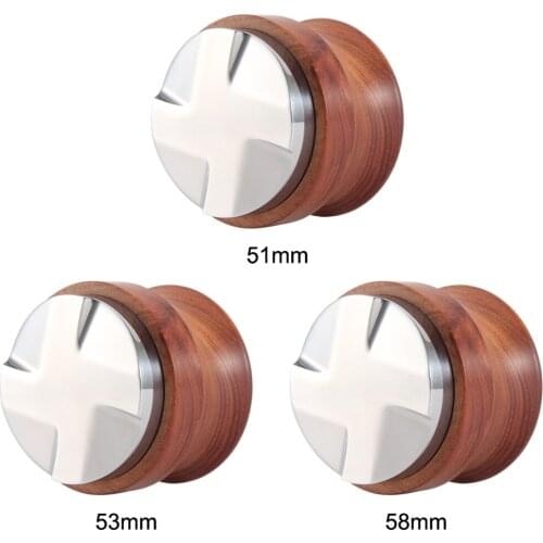 51/53/58mm Coffee Distributor & Tamper, Coffee Leveler, Adjustable Depth- Professional Espresso Hand Tampers Distribution Tool