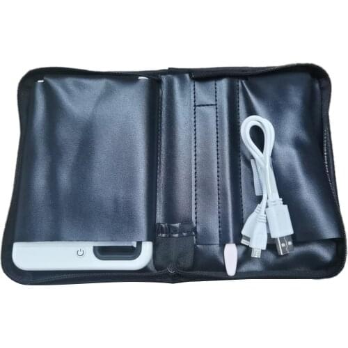 Heated Makeup Palette Mirror Beauty Salon Eye Shadow Mixing with Spatula