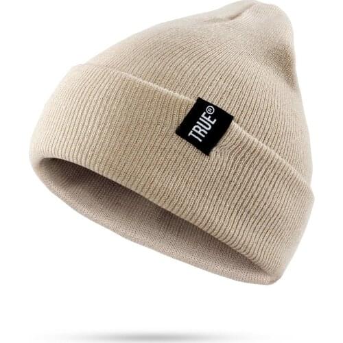 New Brand Unisex Winter Knitted Beanie Hat For Women Men Solid Color Autumn Winter Keep warm Beanies Fashion casual Hip Hop Cap