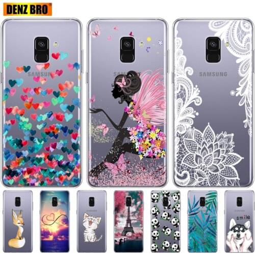 Silicone phone Case For Samsung Galaxy A8 2018 A530 A530F silicon Covers For Samsung A8 Plus 2018 A730 A730F Clear Case