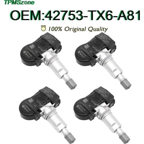 TPMS Sensor 42753-TX6-A81 Tire Pressure Monitoring System 315MHz FOR ACURA ILX 2012 2013 2014 2015 42753TX6A81 42753-TX6-A81-M1
