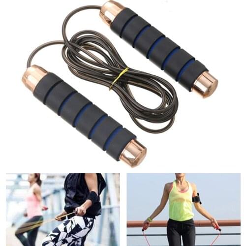 Weight-Bearing Jump Rope Fitness Jump Rope Wire Rope Weight Loss Equipment Without Winding With Ball Bearing Fast Jump Rope