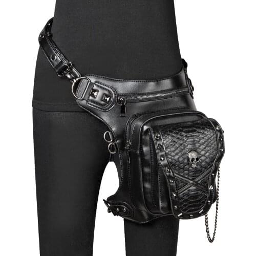 2020 Best Selling New Womens Bag Halloween Punk Knight Running Bag Multi-Function Skull Womens Messenger Bag