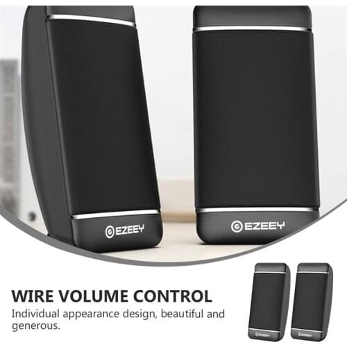 1 Pair USB Loudspeaker Practical Desktop Computer Speakers For Home Use USB Desktop Audio Laptop Audio