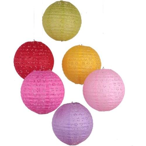 10inch 25cm Vintage Hollow Out Round Chinese Paper Lantern Option Birthday Wedding Party Decor Gift Craft DIY