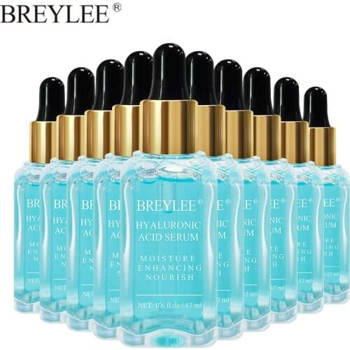 BREYLEE Hyaluronic Acid Serum Face Facial Moisturizing Essence Skin Care Whitening Anti-Wrinkles Ageless Liquid Beauty 10pcs