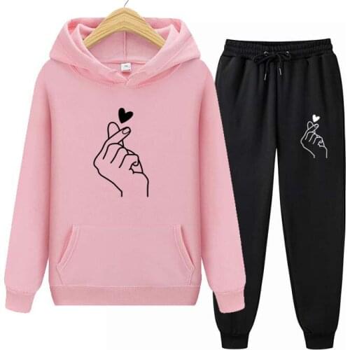 2021Newer than loveCasual Womens Tracksuit Tights Sportswear Fitness Suit For Female Clothing Workout Two Piece Jumpsuit Long