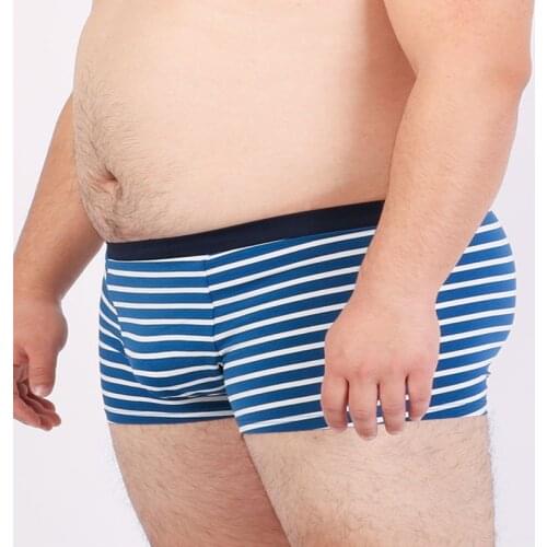 4 PCS/LOT 2019 New Arrival Male Cotton Underwear Mens Striped Boxers Sexy Underpants 11 Colors M L XL XXL 3XL 4XL Free Shipping