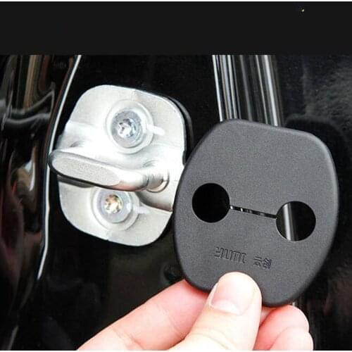 For Mercedes Benz A Class W177 A180 A200 A250 2019 2020 2021 Car Anti Rust Door Lock Keys Protect Buckle Cover Accessories 4pcs
