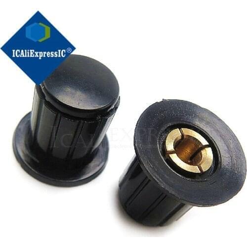 5PCS black knob button cap is suitable for high quality WXD3-13-2W - turn around special potentiometer knob In Stock