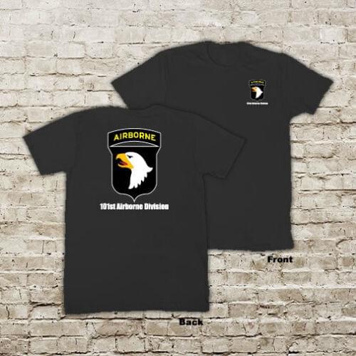 US ARMY 101 Airborne Division Infantry "Screaming Eagles" White or Black Short sleeved long sleeves T-Shirt