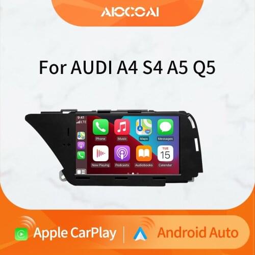 Andream AUDI A4/Q5 Android system 6-core 4G+64G Car Multimedia For AUDI A4/A5/S5/Q5 head unit IPS WIFI Bluetooth