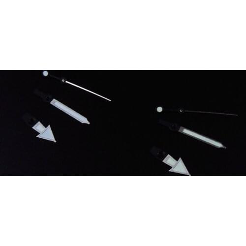 C1 Green Luminous Steel Automatic Watch Hand Needles for NH35 NH36 72S6