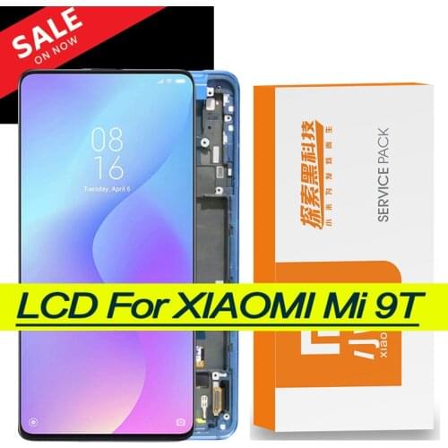 10PCS/LOT Amoled XiaoMi Mi 9T Pro LCD with frame for Redmi K20 Pro Display Touch Screen Digitizer Assembly Repair Parts