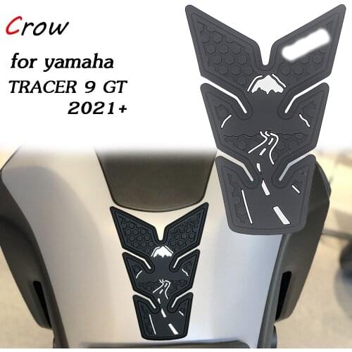 For TRACER 900 TRACER 9 GT 2021 Motorcycle Non-slip Side Fuel Tank Stickers Waterproof Pad Rubber Sticker